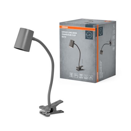 Osram - Bureaulamp met klem DESK LINE 1xGU10/9W/230V grijs