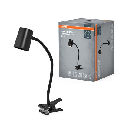 Osram - Bureaulamp met klem DESK LINE 1xGU10/9W/230V zwart