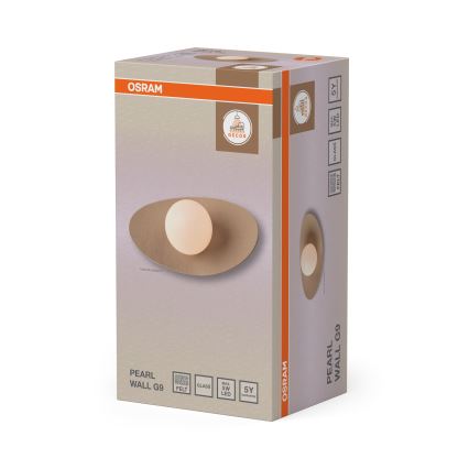 Osram - DECOR PEARL wandlamp 1xG9/5W/230V beige