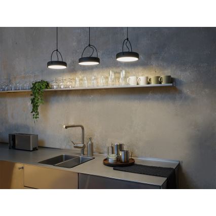 Osram - DECOR PUCK LED-hanglamp met kabelophanging 3xLED/12W/230V CRI 90 zwart