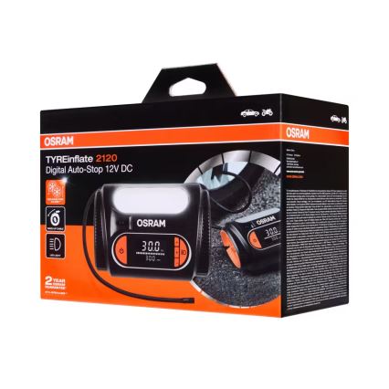 Osram - Digitale bandenpomp TYREinflate 2120 180W/12V
