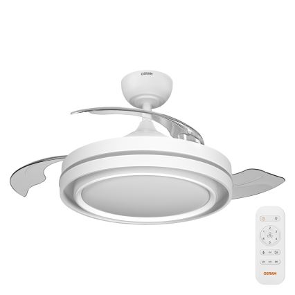 Osram - Dimbare LED-plafondlamp met ventilator PONIENTE LED/36W/230V 3000/4000/6500K + afstandsbediening