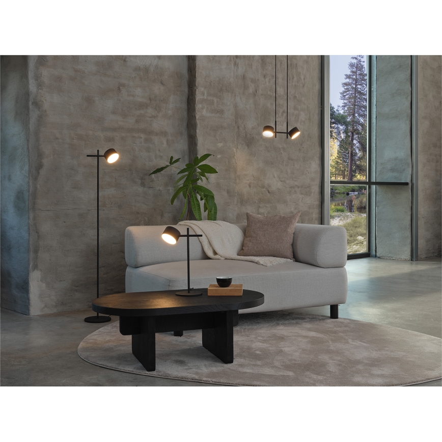 Osram - Dimbare LED-hanglamp aan kabel DECOR KYOTO 2xLED/10W/230V CRI 90 zwart