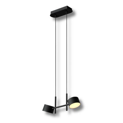 Osram - Dimbare LED-hanglamp aan kabel DECOR KYOTO 2xLED/10W/230V CRI 90 zwart