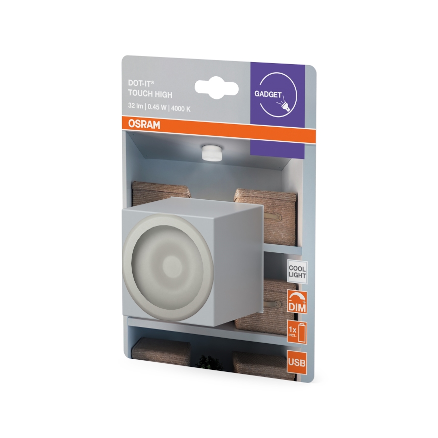 Osram - DOT-IT LED dimbaar oriëntatielampje 0,45W/5V 500 mAh wit