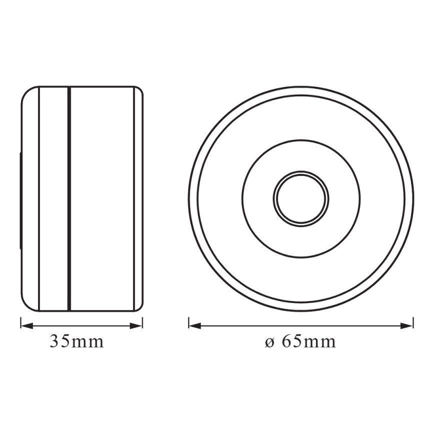 Osram - DOT-IT LED dimbaar oriëntatielampje 0,45W/5V 500 mAh wit