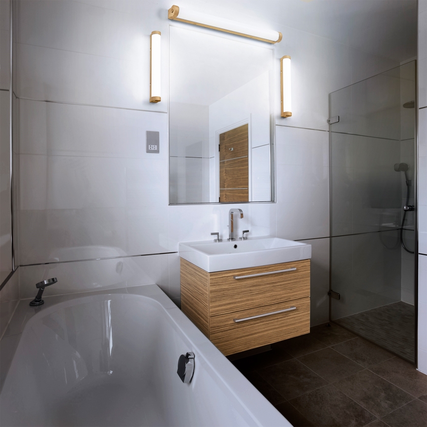 Osram - LED-dimbare spiegelverlichting voor de badkamer ORBIS TUBE LED/9W/230V 3000/4000K 40 cm IP44 bruin