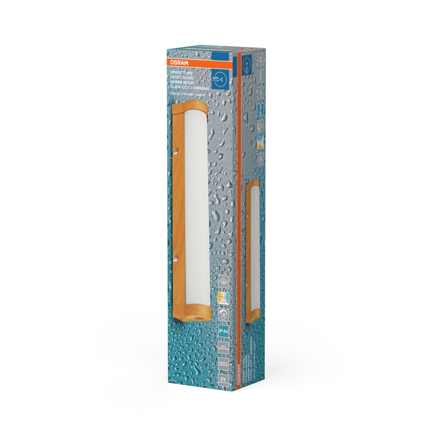 Osram - LED-dimbare spiegelverlichting voor de badkamer ORBIS TUBE LED/9W/230V 3000/4000K 40 cm IP44 bruin