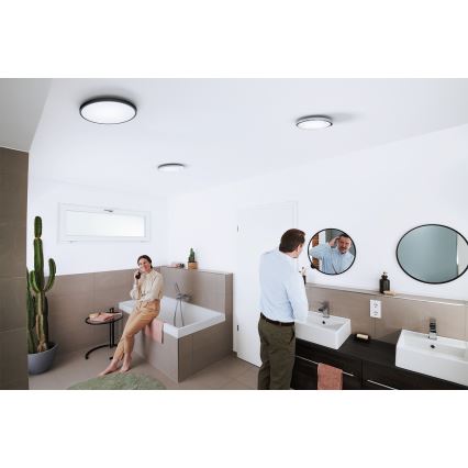 Osram - Dimbare LED-plafondlamp voor de badkamer SMART+ DISC LED/18W/230V 3000-6500K IP44 Wi-Fi