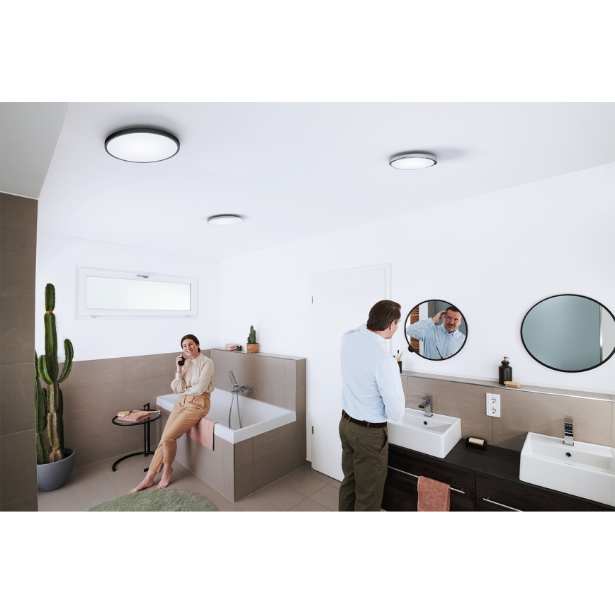 Osram - Dimbare LED-plafondlamp voor de badkamer SMART+ DISC LED/18W/230V 3000-6500K IP44 Wi-Fi