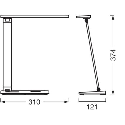 Osram - Dimbare LED-bureaulamp OFFICE LINE LED/7W/230V 3000/4000/6500K wit