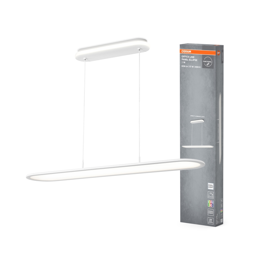 Osram - LED-dimbare pendellamp aan kabel OFFICE LINE LED/57W/230V 4000K 100 cm CRI 90 wit