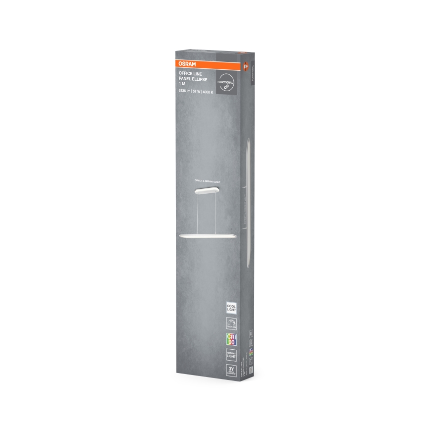 Osram - LED-dimbare pendellamp aan kabel OFFICE LINE LED/57W/230V 4000K 100 cm CRI 90 wit