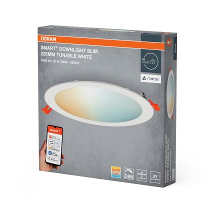 Osram - LED Dimbare inbouwspot SMART+ DOWNLIGHT LED/22W/230V 3000-6500K Wi-Fi