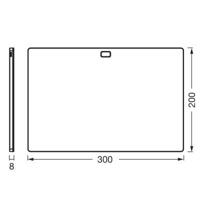 Osram - Dimbare LED-onderbouwarmatuur met bewegingssensor UNDERCABINET LED/7,5W/230V 3000/4000/6500K 20x30 cm wit