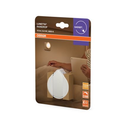 Osram - Dimbare LED-oriëntatielamp voor in het stopcontact LUNETTA LED/0,5W/230V