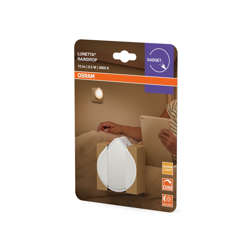 Osram - Dimbare LED-oriëntatielamp voor in het stopcontact LUNETTA LED/0,5W/230V