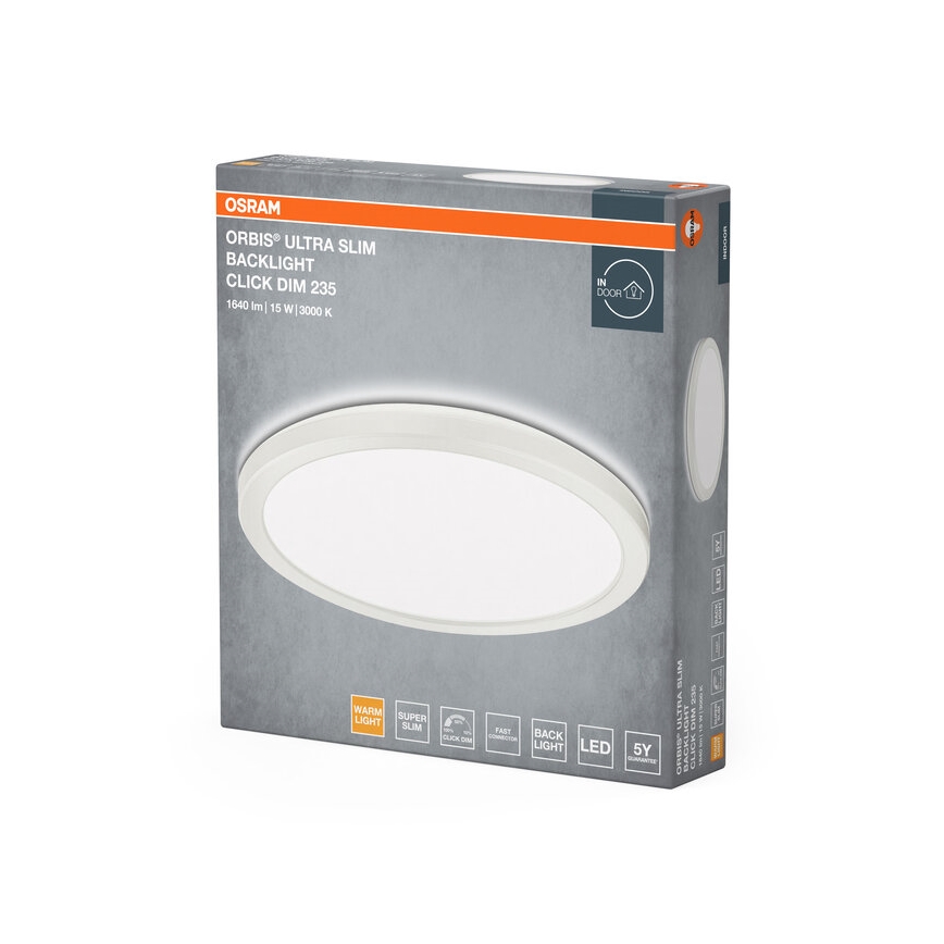 Osram - Dimbare LED plafondarmatuur ORBIS LED/15W/230V wit