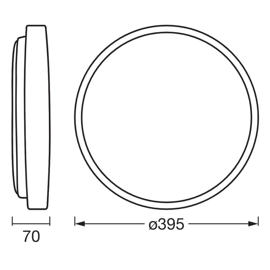 Osram - dimbare LED-plafondlamp ORBIS ALISON LED/24W/230V Ø 39,5 cm, beige