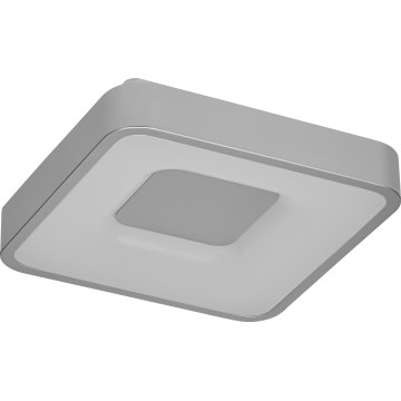 Osram - Dimbare LED plafondlamp ORBIS PIANA LED/16W/230V 29x29 cm zilver