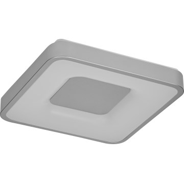 Osram - Dimbare LED-plafondlamp ORBIS PIANA LED/24W/230V 38x38 cm zilverkleurig