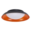 Osram - dimbare LED-plafondlamp ORBIS PLATE LED/35W/230V Ø 43 cm oranje/zwart
