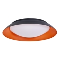 Osram - Dimbare LED-plafondlamp ORBIS PLATE LED/45W/230V Ø 48 cm oranje/zwart