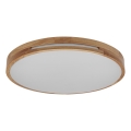 Osram - Dimbare LED-plafondlamp ORBIS WOODBURRY LED/24W/230V Ø 39 cm beige