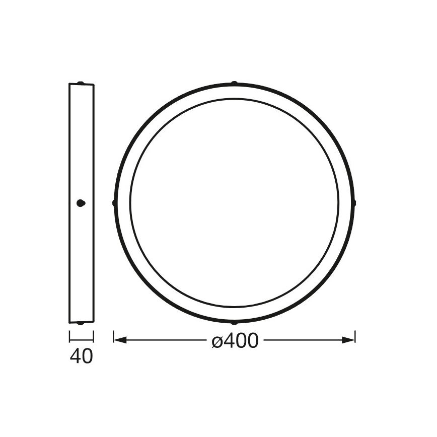 Osram - LED dimbare plafondlamp SMART+ Downlight LED/22W/230V Ø 40 cm 3000-6500K Wi-Fi