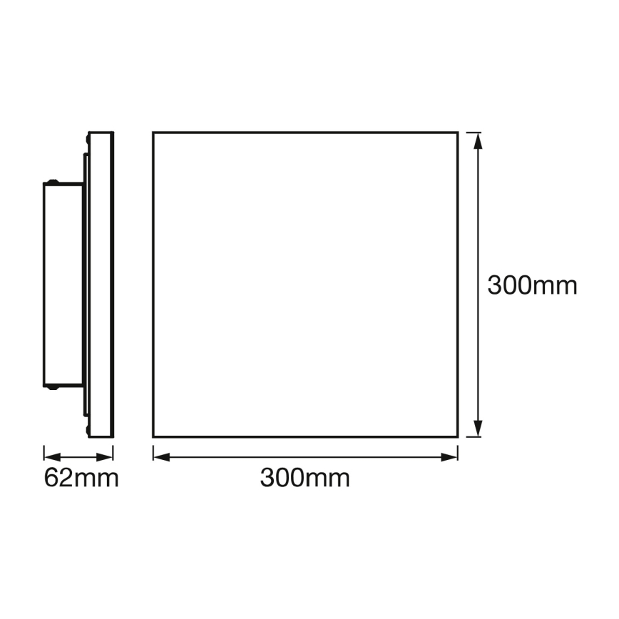 Osram - Dimbare LED-plafondlamp SMART+ FRAMELESS LED/20W/230V 3000-6500K 30x30 cm Wi-Fi