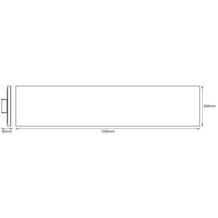Osram - Dimbare LED plafondlamp SMART+ FRAMELESS LED/40W/230V 3000-6500K Wi-Fi