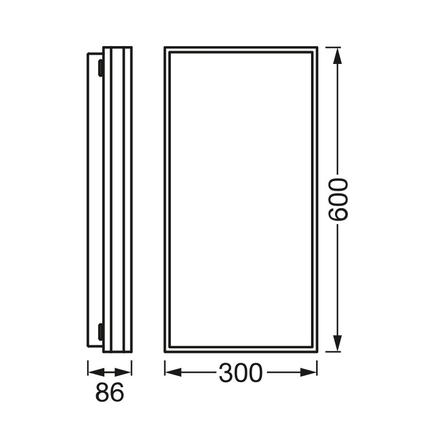 Osram - Dimbare LED-plafondlamp SMART+ MAGNET LED/42W/230V 30x60 cm 3000-6500K Wi-Fi