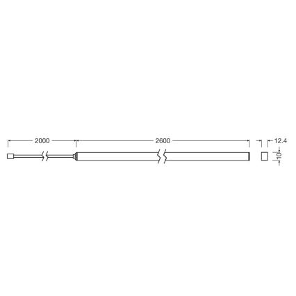 Osram - Dimbare LED-strip FLEX ACOUSTIC 2,6m LED/29W/230V + afstandsbediening