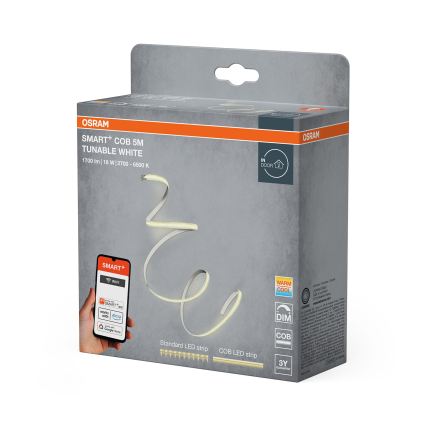 Osram - Dimbare LED-strip SMART+ COB 5m LED/18W/230V 2700-6500K Wi-Fi