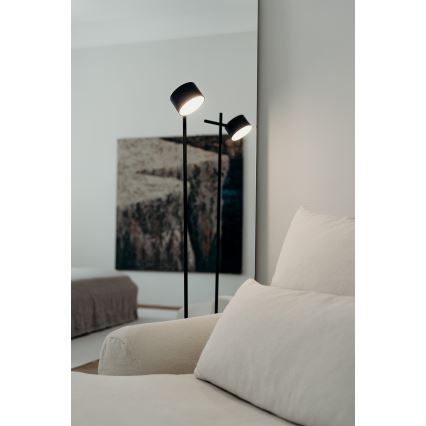 Osram - LED dimbare aanraak-vloerlamp DECOR KYOTO LED/12W/230V CRI 90 zwart