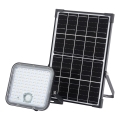 Osram - Dimbare LED-zonneschijnwerper met sensor ENDURA LED/30W/6,4V 4000K IP65 zwart + afstandsbediening