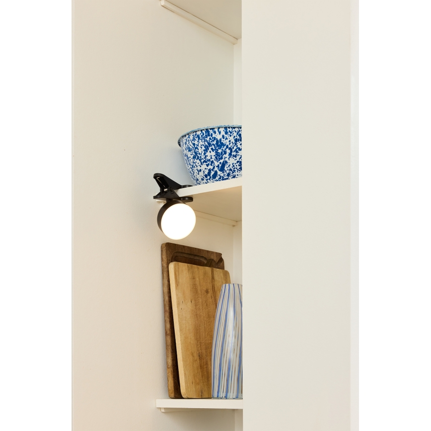 Osram - dimbare oplaadbare LED-bureaulamp 3-in-1 DECOR HELPER LED/1,8W/5V zwart