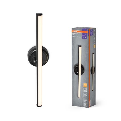 Osram - Dimbare, oplaadbare LED-wandlamp met aanraakbediening NIGHTLUX LED/1,8W/5V zwart