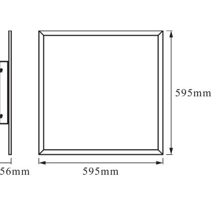 Osram - Dimbare LED-plafondlamp SMART+ PLANON LED/36W/230V 60x60 cm 3000-6500K Wi-Fi