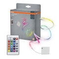 Osram - Dimbare RGB-LED-strip FLEX BATTERY 5m LED/5W/4xAA + afstandsbediening