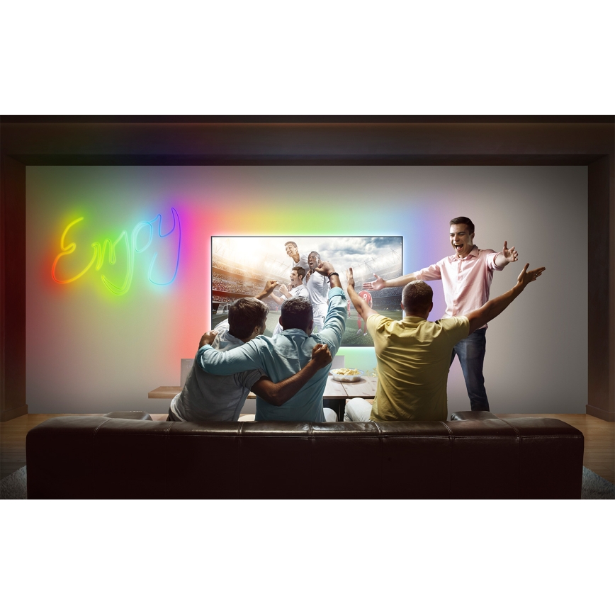 Osram - SMART+ MAGIC dimbare RGB-LED buitenstrip 3m LED/15W/230V IP44 Wi‑Fi + afstandsbediening