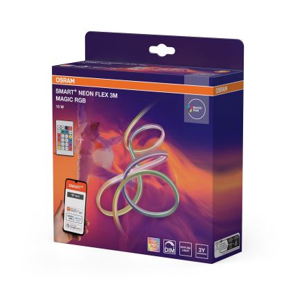 Osram - SMART+ MAGIC dimbare RGB-LED buitenstrip 3m LED/15W/230V IP44 Wi‑Fi + afstandsbediening