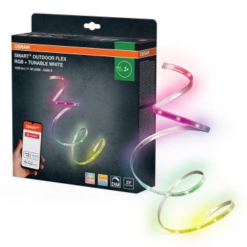 Osram - Dimbare RGB+TW LED-strip voor buiten SMART+ FLEX 5m LED/11W/230V 2000-6500K IP65