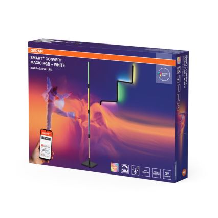 Osram - Dimbare LED RGBW staande lamp 2-in-1 SMART+ MAGIC LED/24W/230V Wi-Fi