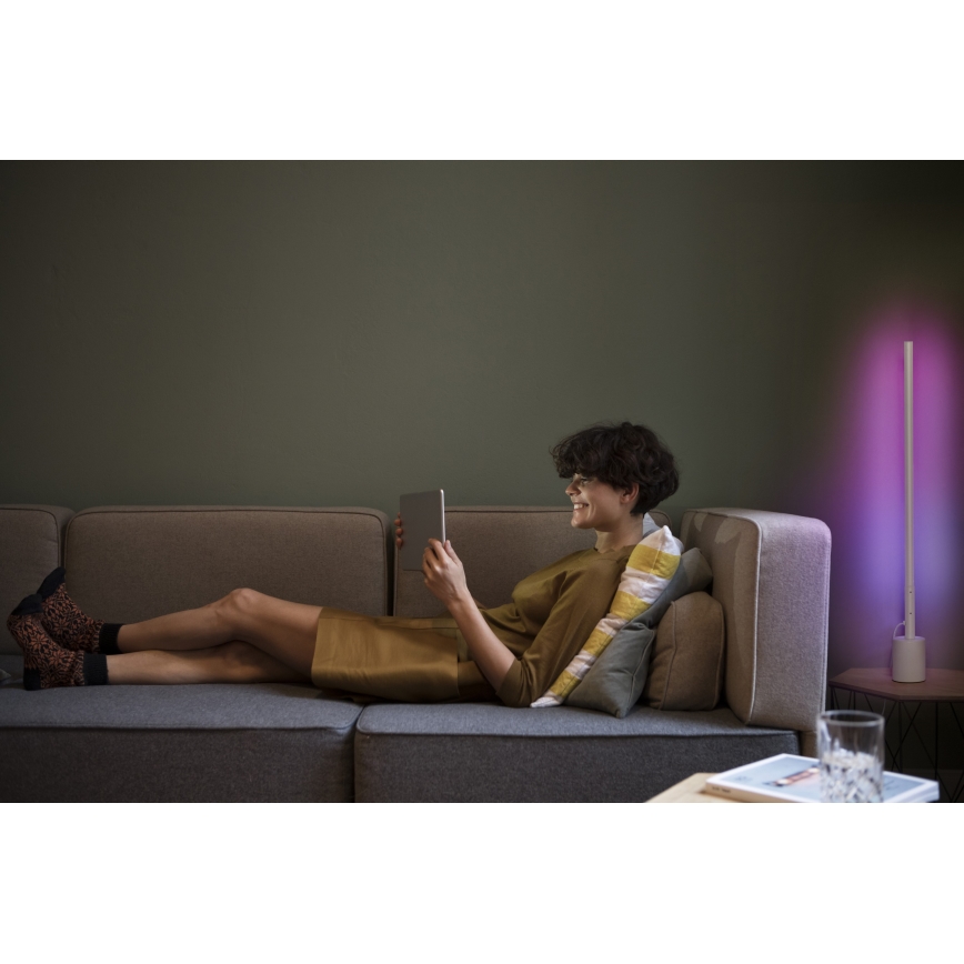 Osram - LED RGBW dimbare vloerlamp SMART+ FLOOR LED/8W/230V 2700-6500K Wi-Fi wit + afstandsbediening