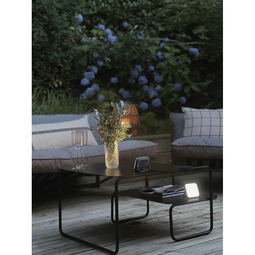 Osram - draagbare LED-solarlamp NIGHTLUX LED/2W/5V IP54 grijs