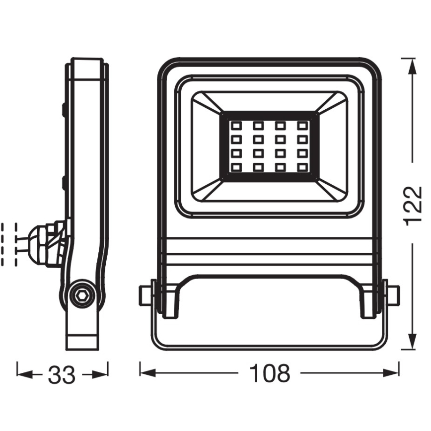 Osram - ENDURA LED-schijnwerper 10W/230V 3000K IP65