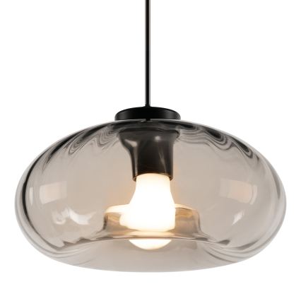 Osram - Hanglamp aan kabel DECOR SMOKE 1xE27/12W/230V Ø 28 cm zwart/rookgrijs