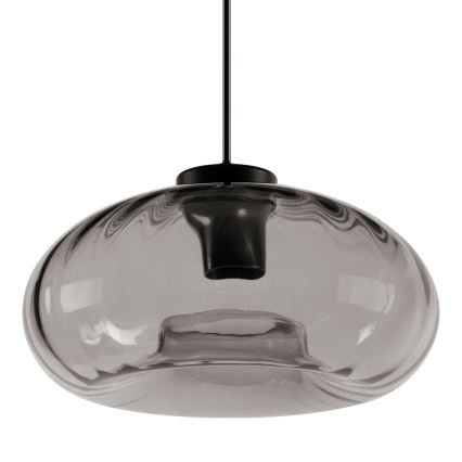 Osram - Hanglamp aan kabel DECOR SMOKE 1xE27/12W/230V Ø 28 cm zwart/rookgrijs
