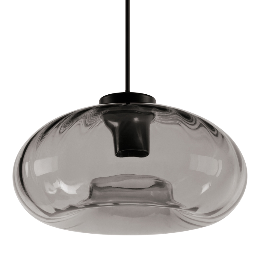 Osram - Hanglamp aan kabel DECOR SMOKE 1xE27/12W/230V Ø 28 cm zwart/rookgrijs